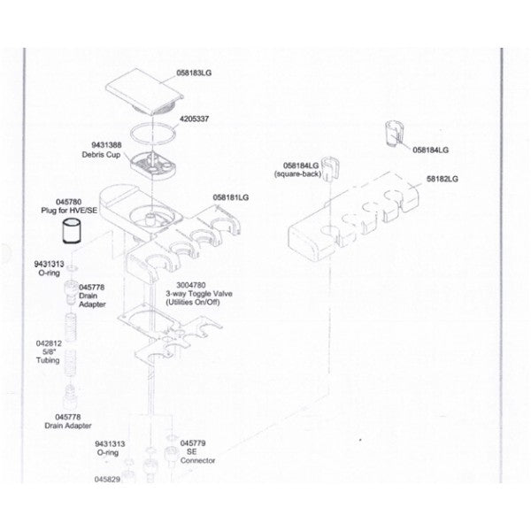 Pelton and Crane Vacuum System Parts