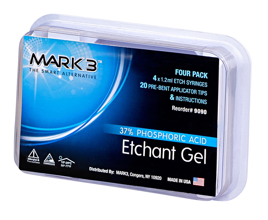 Etchant Gel 37% 4/bx. (4x1.2ml Syr. & 20 Tips) - MARK3