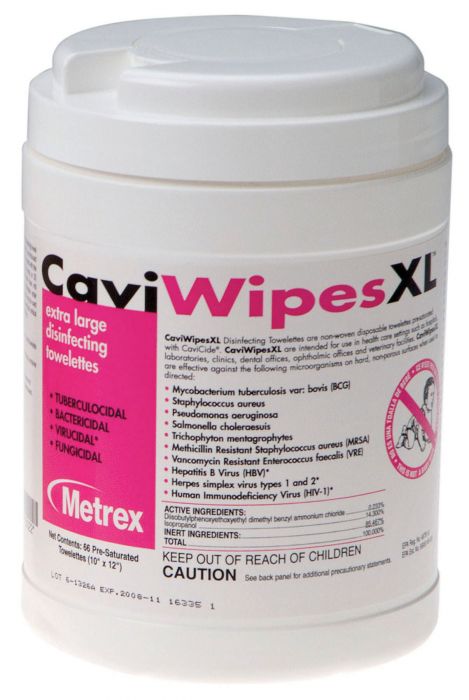 Caviwipes Towelletes X-Lrg 66/Cn